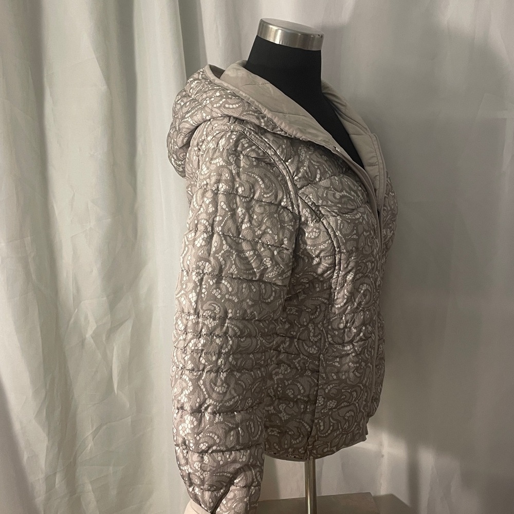 Women's Inside Out Jacket. One Side Solid Cream, … - image 4